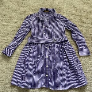 Purple Ralph Lauren Polo dress for girls